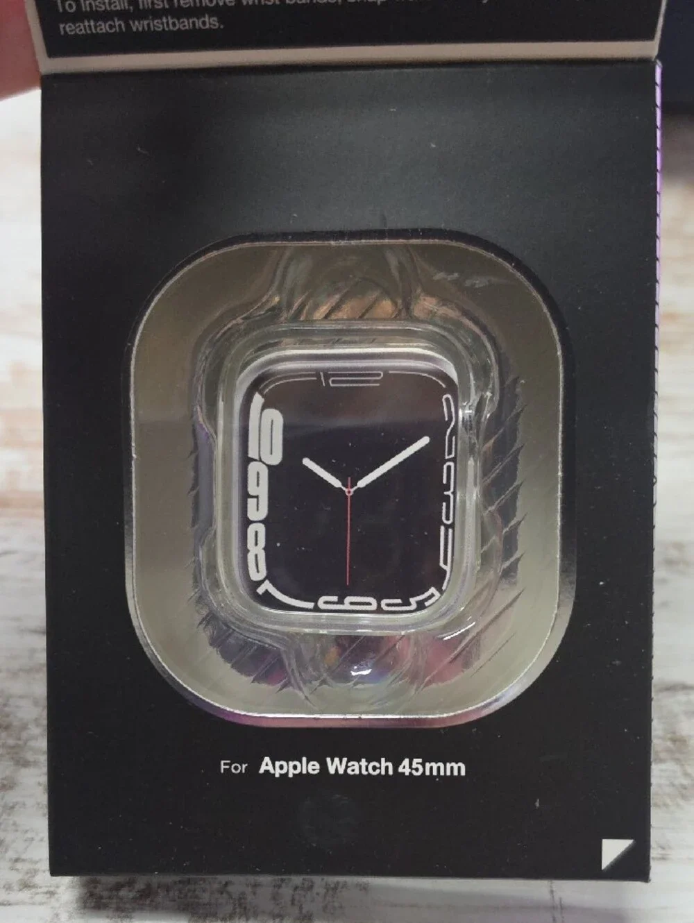 360X Clear Rubber Bumper Case for Smartwatch (Clear)
